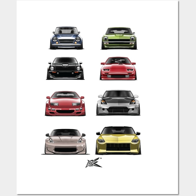 nissan fairladyz evolution Wall Art by naquash